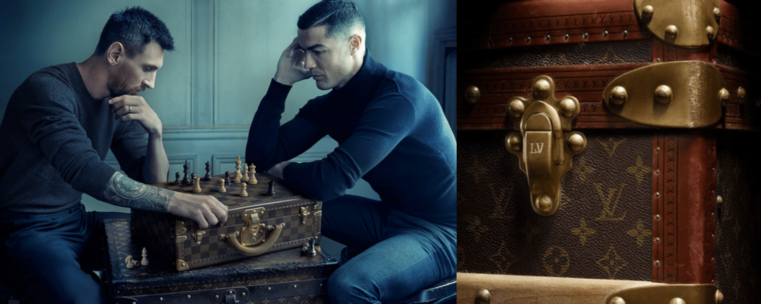 Messi and Ronaldo chess match in Louis Vuitton campaign is from a real game