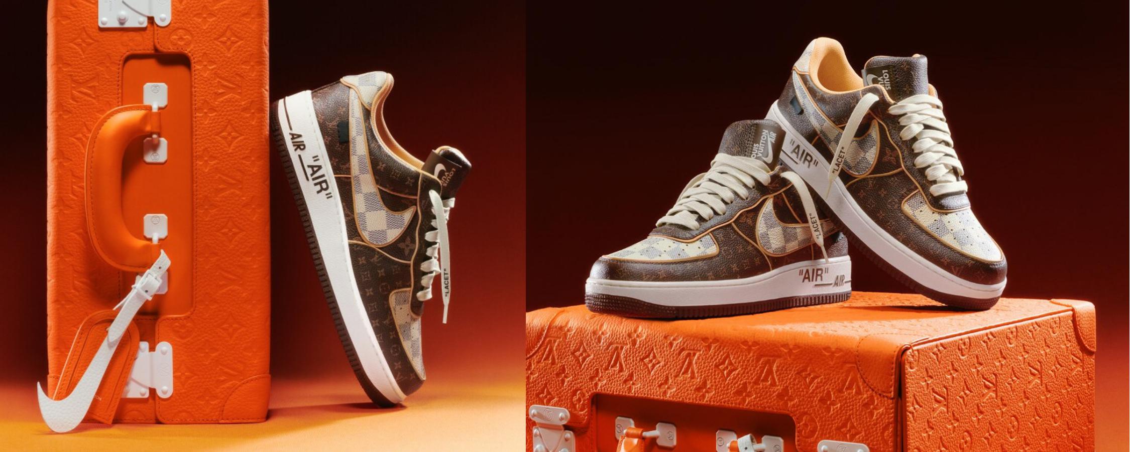Louis Vuitton steekt de Air Force 1-sneakers van Nike in een