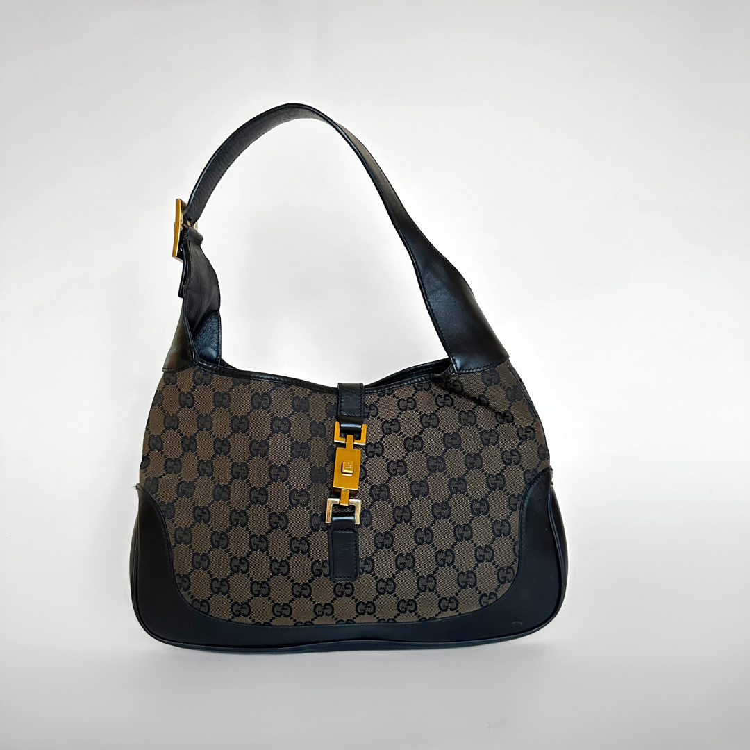 Gucci Jackie Monogram Canvas l toile de Saint Honor