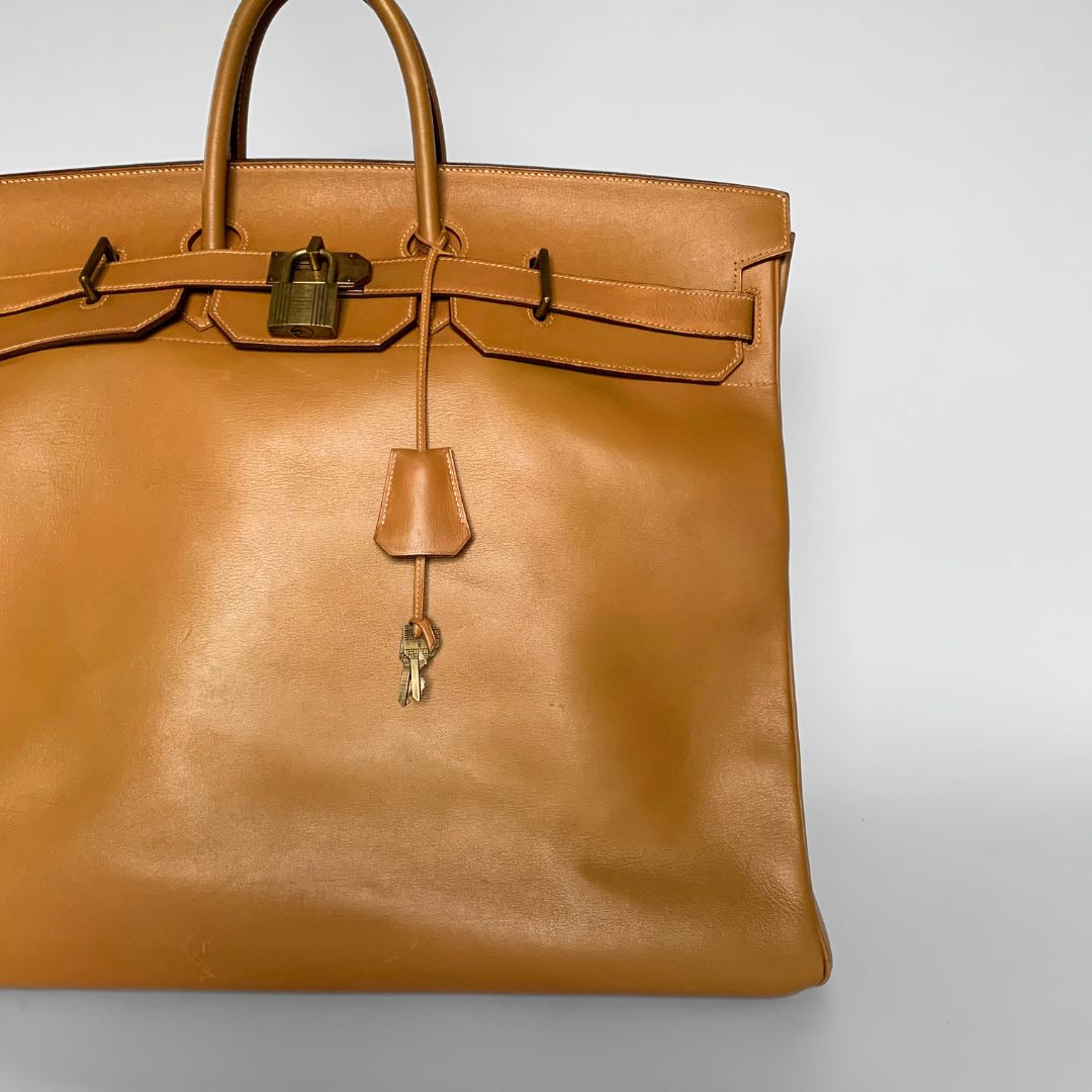 Herm&egrave;s Herm&egrave;s Birkin Haut A Courroies 50 Leather - Handbags - Etoile Luxury Vintage