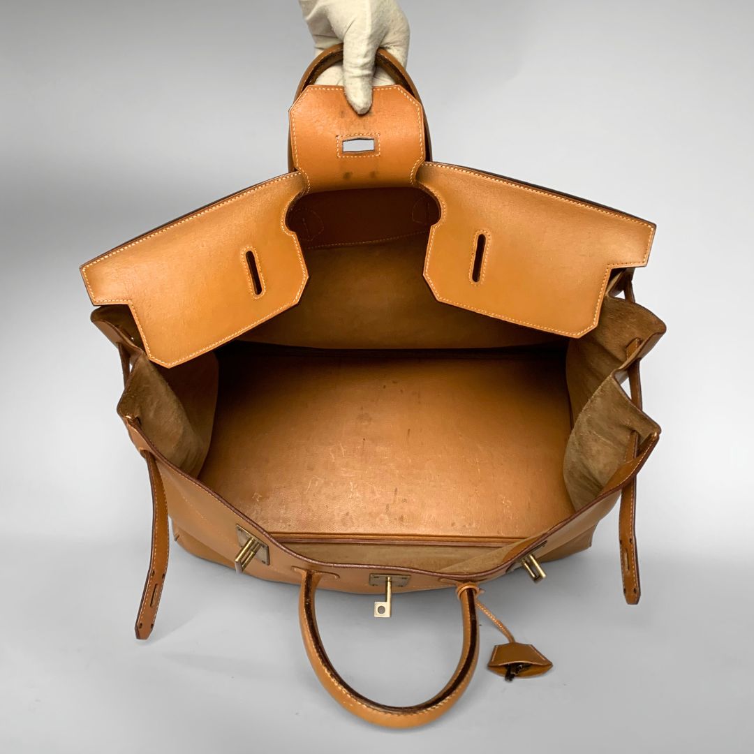 Herm&egrave;s Herm&egrave;s Birkin Haut A Courroies 50 Leather - Handbags - Etoile Luxury Vintage
