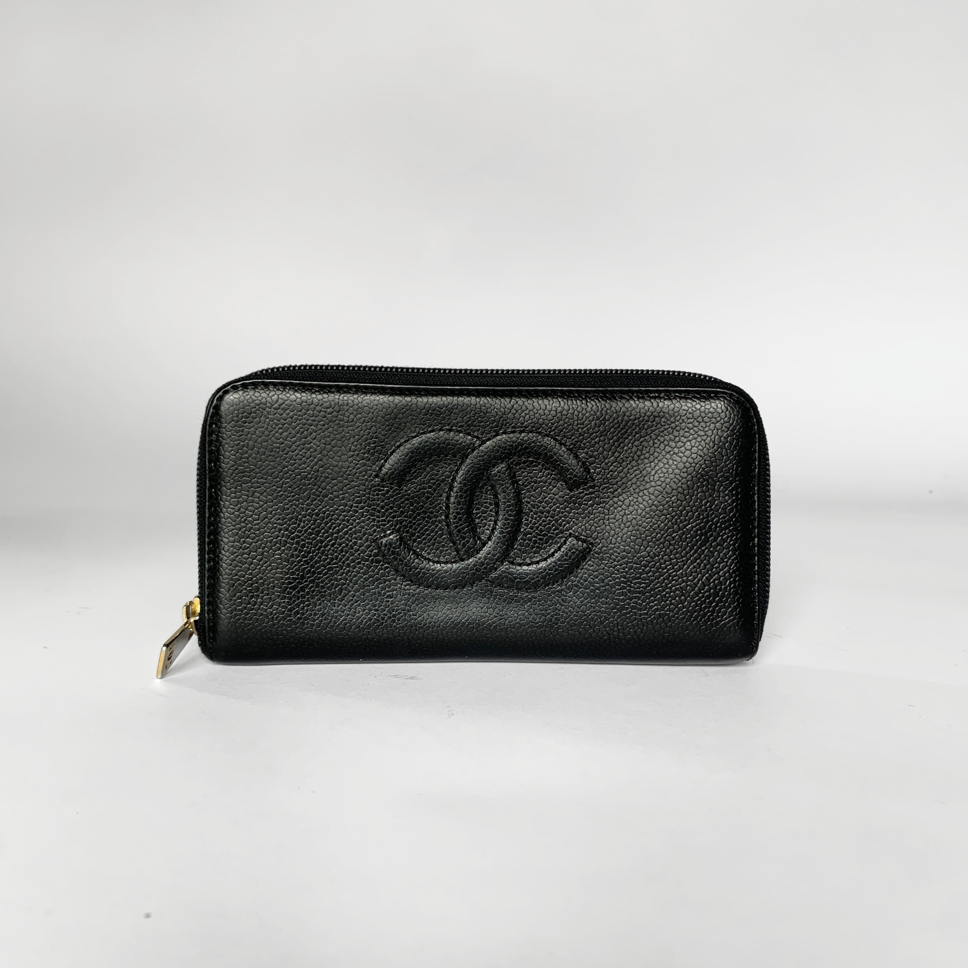 Chanel Zipper Wallet Caviar Leather l Etoile de Saint Honore