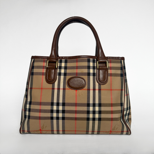 Burberry Burberry Tote Bag Monogram Canvas - Shoulder bag - Etoile Luxury Vintage