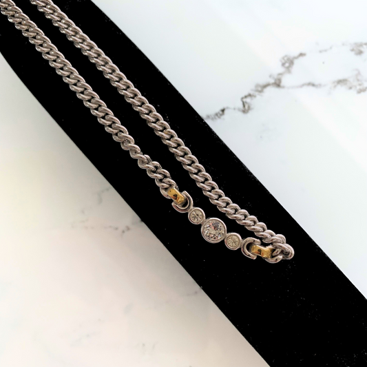 Dior Dior Necklace Silver Metal -  - Etoile Luxury Vintage