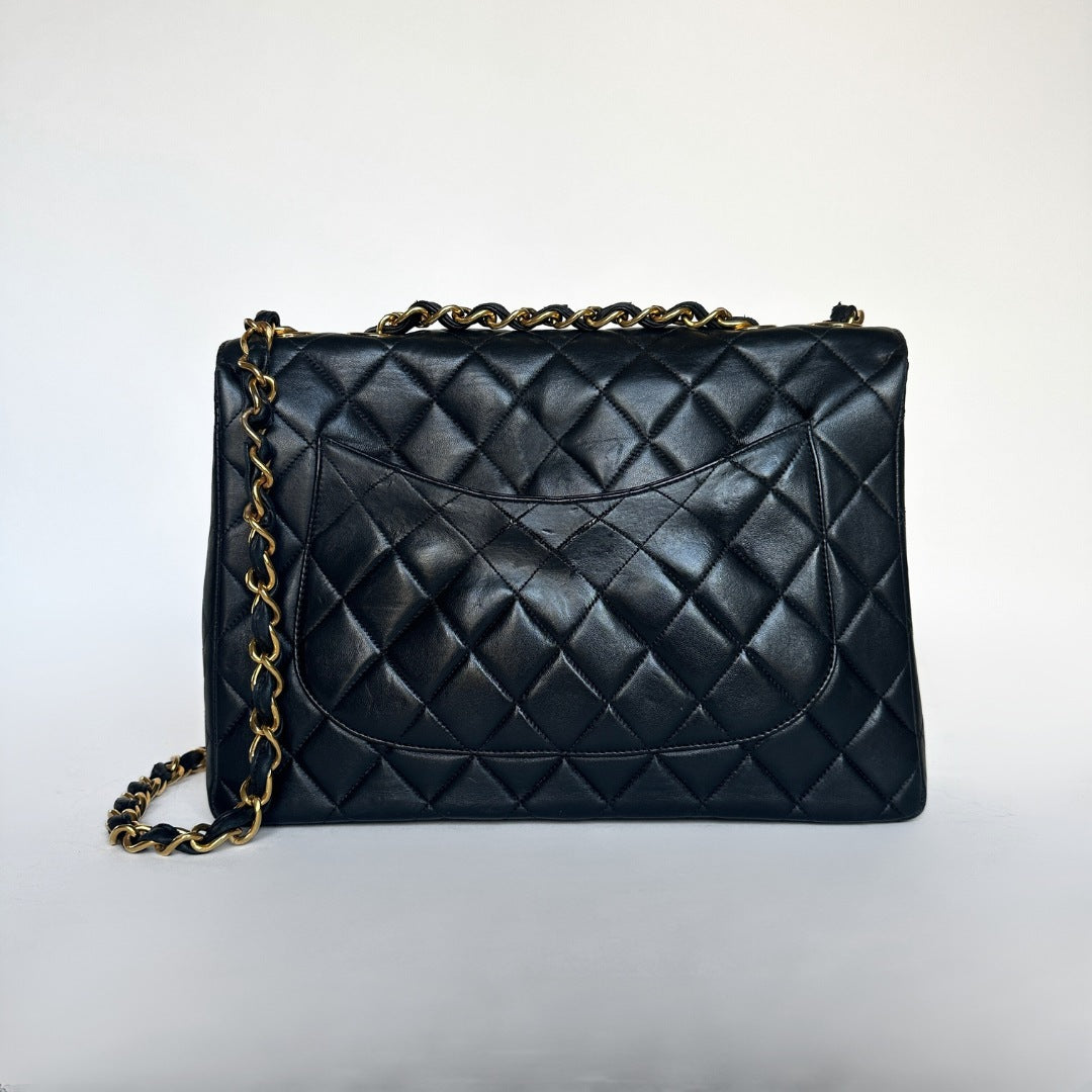 Chanel Chanel Flap Bag Maxi Lambskin Leather - shoulderbag - Etoile Luxury Vintage