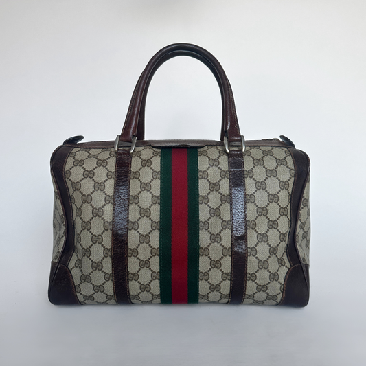 Gucci Gucci Old Bowling Bag Monogram Canvas - Handbag - Etoile Luxury Vintage