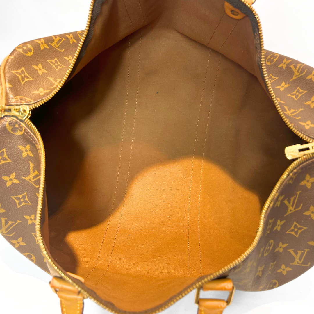 Louis Vuitton Keepall 55 Strap Monogram Canvas