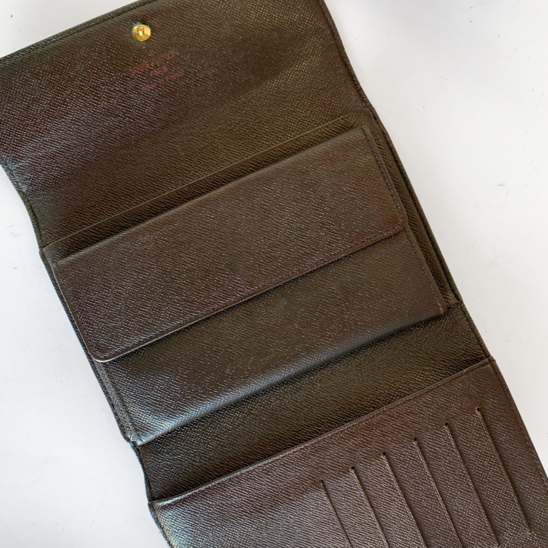 Louis Vuitton Louis Vuitton Wallet International Medium Damier Ebene Canvas - Wallets - Etoile Luxury Vintage