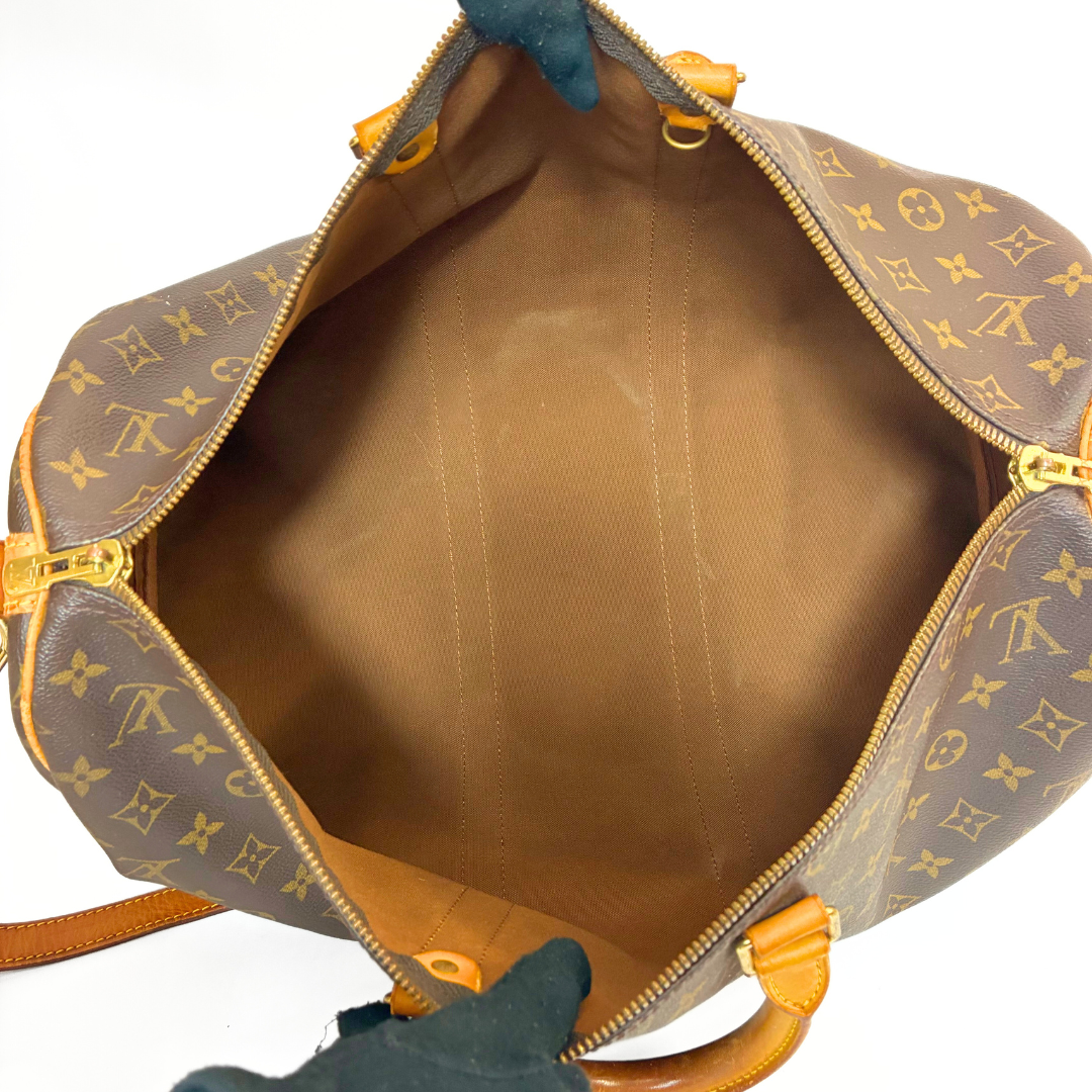 Louis Vuitton Keepall 55 Strap Monogram Canvas