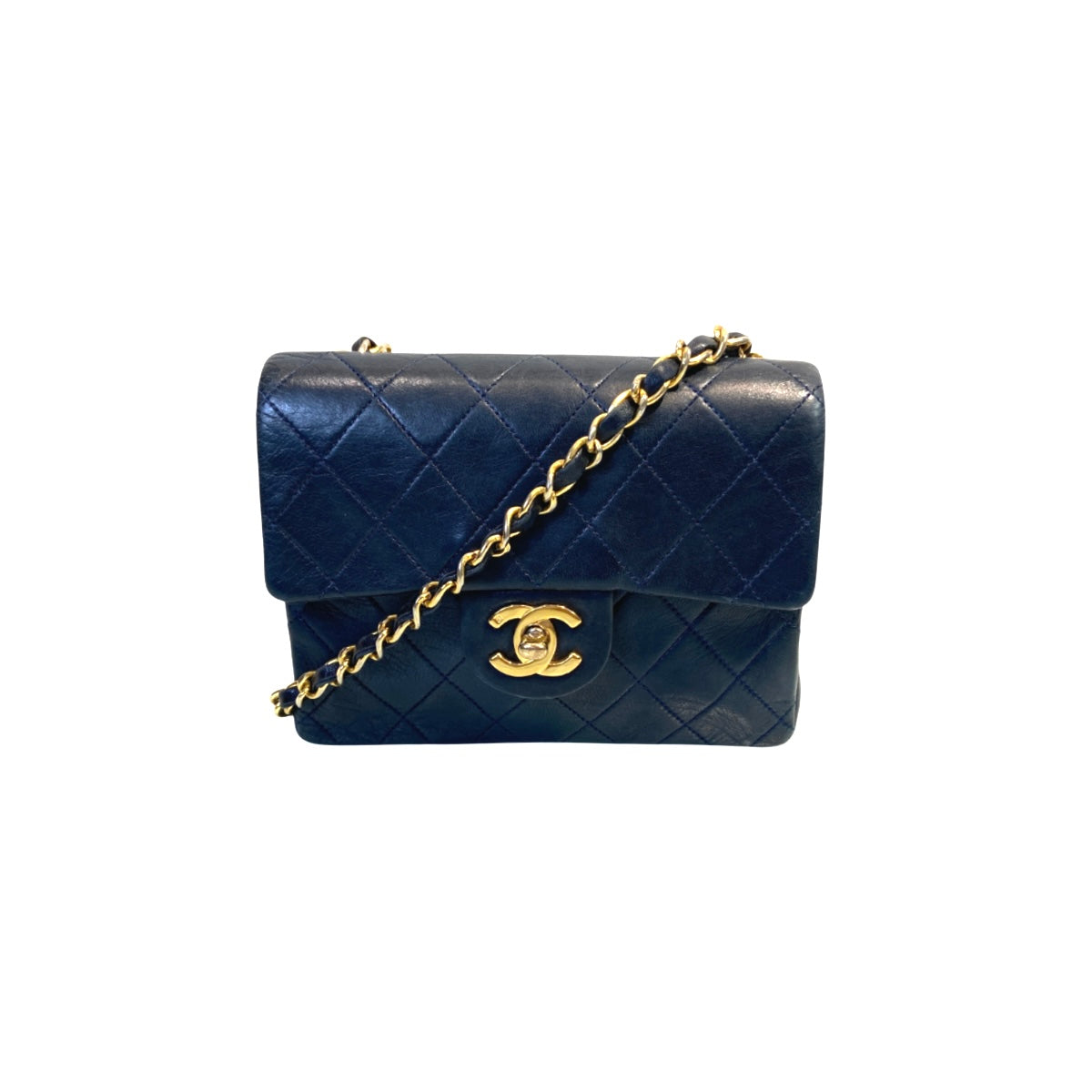 Chanel Classic Timeless Shopping Tote - Blue Totes, Handbags