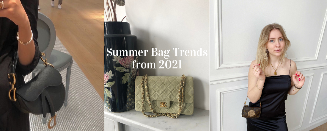Vintage designertasker fra sommeren 2021 Chanel, Dior, Fendi, Louis Vuitton