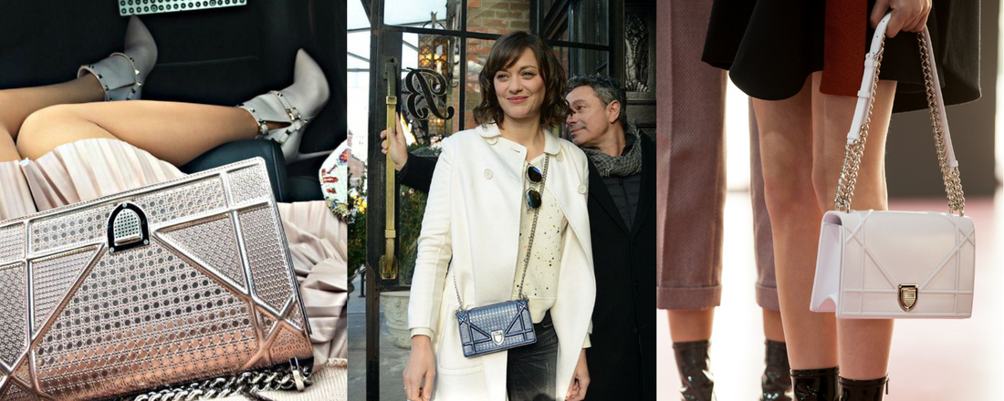 Dior Diorama Bag on Marion Cotillard