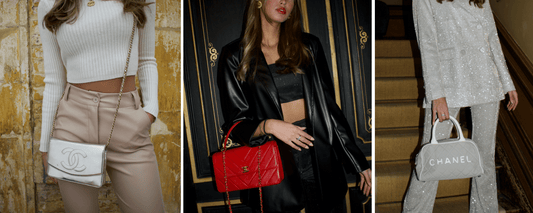 Chanel Wallet on Chain Gold / Chanel Coco Top-Griff Chevron Lammleder / Chanel Tasche Rot / Chanel Klassische Tasche / Chanel Zeitlose Tasche / Chanel Sportliche Schlauchtasche / Chanel Tasche Grau