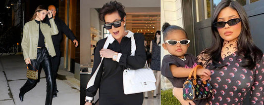 Designerskie torby widziane w Kardashian (źródło Pinterest)