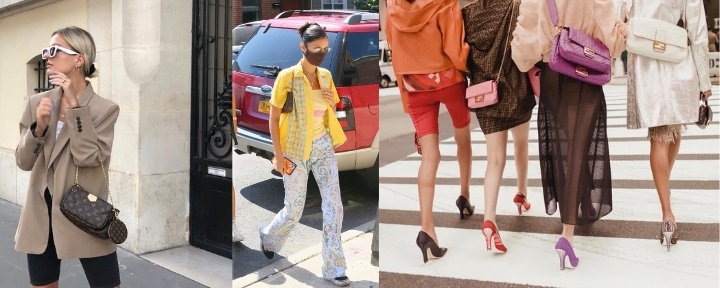 Yndlingstasker med berømtheder og outfits