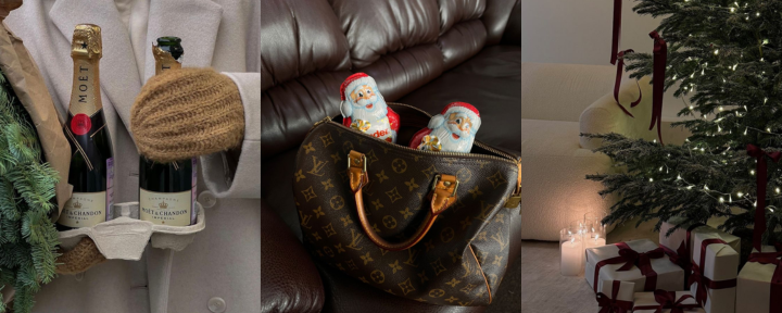 Luxury Vintage Christmas Louis Vuitton Moët Chandon Gifts