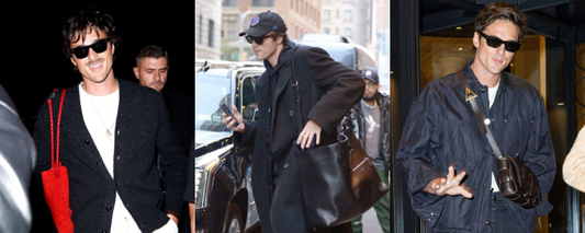 Coleção de bolsas Jacob Elordi Bottega