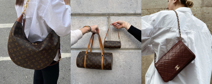 Louis Vuitton Handtaschen Schultertaschen Chanel Luxus Vintage