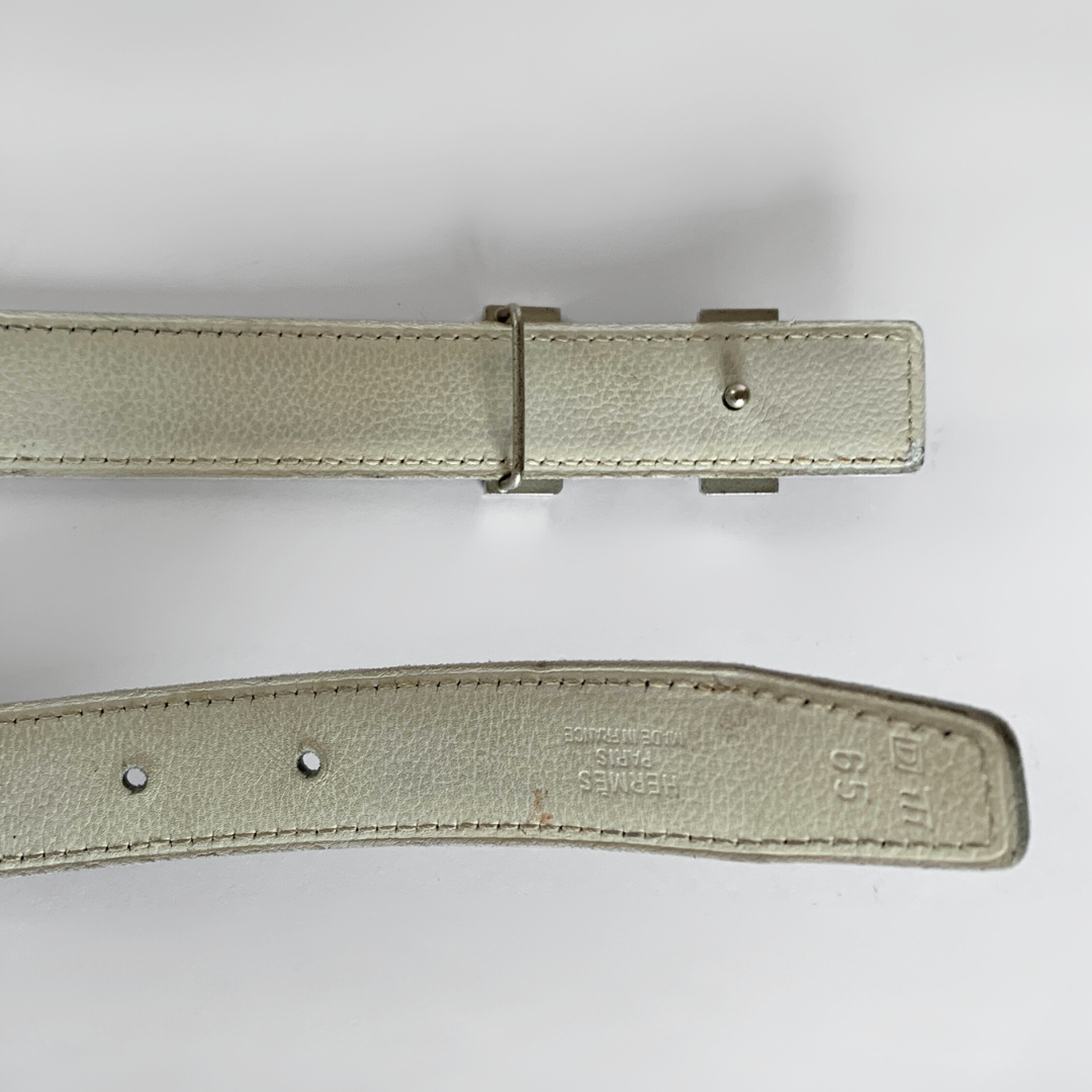 Hermes Ceinture H en cuir Etoile Luxury Vintage l Etoile de Saint Honore