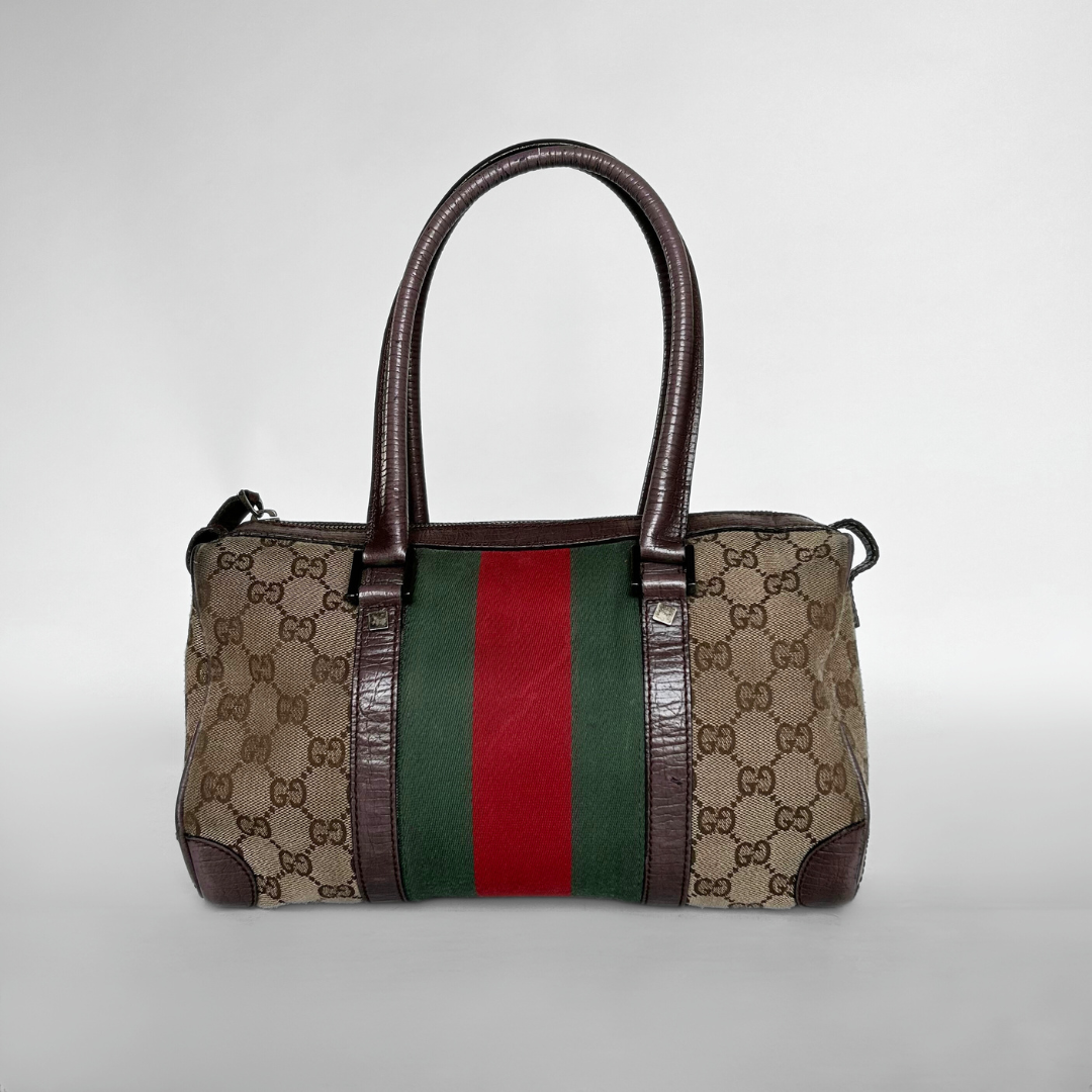 Gucci Gucci Bowling Bag Monogram Canvas - Handbags - Etoile Luxury Vintage