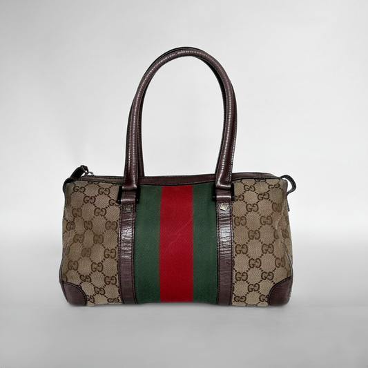 Gucci Gucci Bowlingtasche Monogram Canvas - Handtasche - Etoile Luxury Vintage