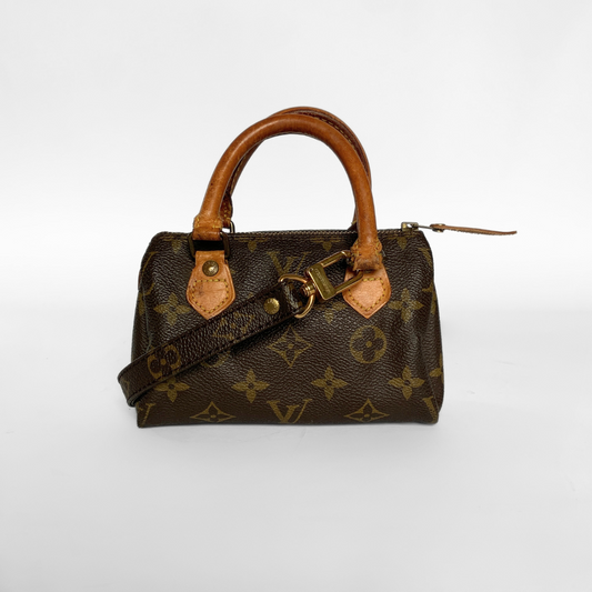 Louis Vuitton Louis Vuitton Speedy Mini Monogram Canvas - Crossbody bags - Etoile Luxury Vintage