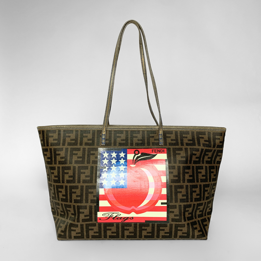 Fendi Fendi Shopper Zucca Canvas - Shoulder bags - Etoile Luxury Vintage