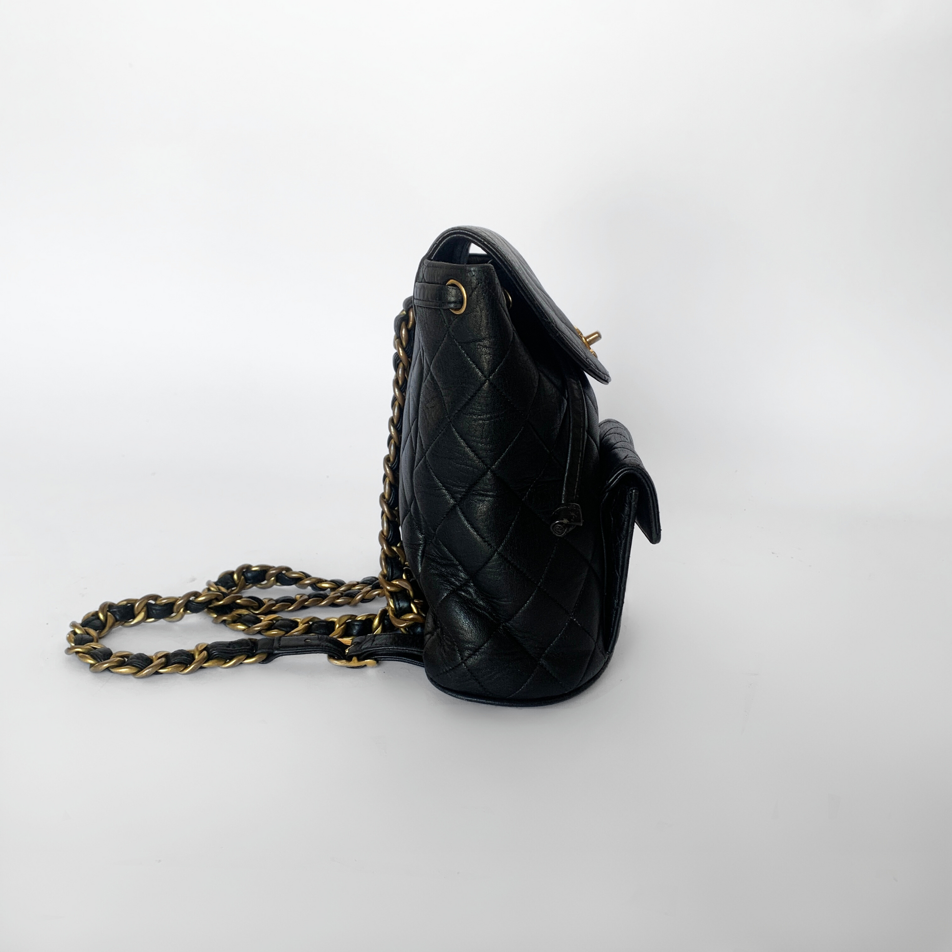 chanel vintage leather quilted backpack Chanel Duma Backpack Lambskin Leather – l'Étoile de Saint Honoré