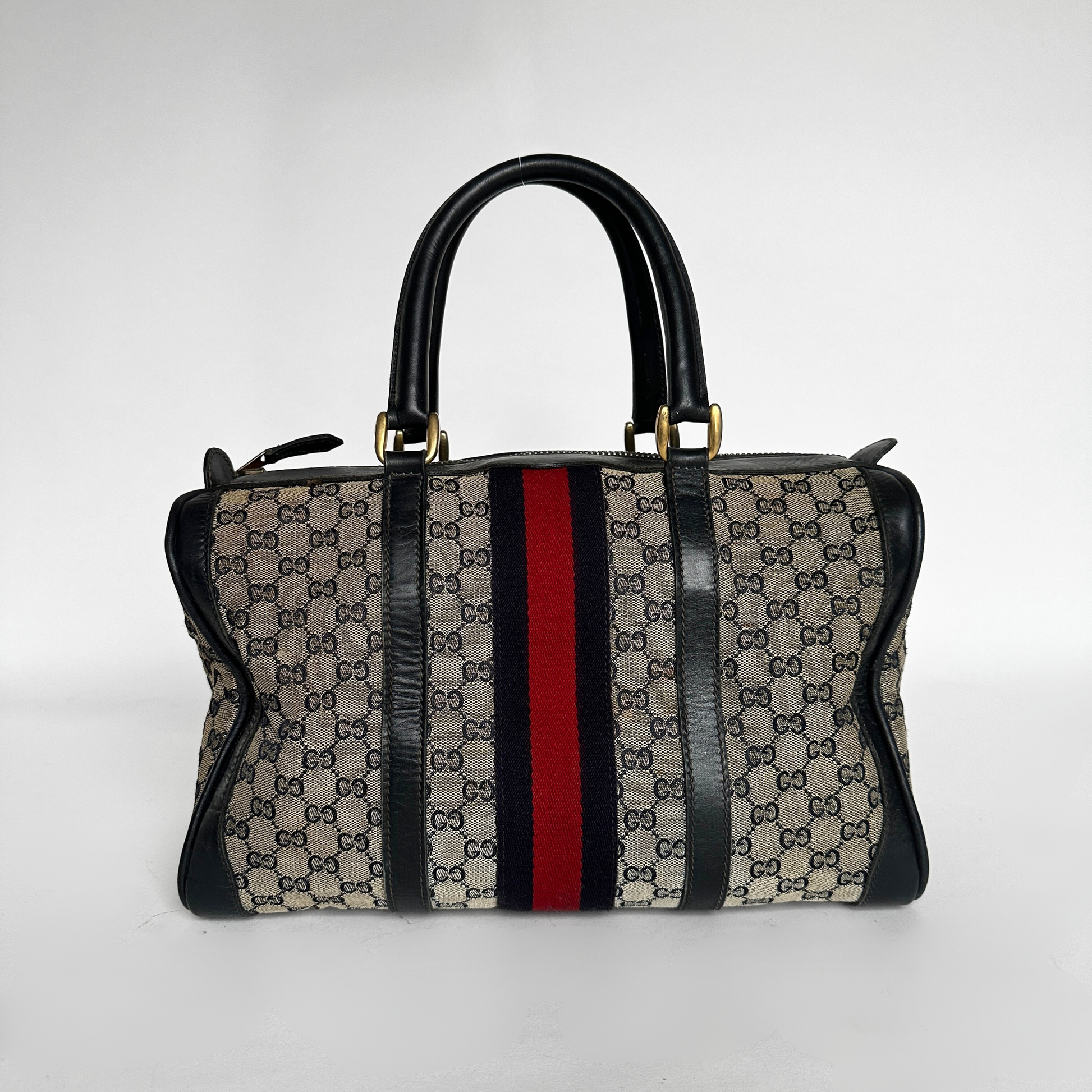 Gucci Boston Bag Monogram Canvas – l'Étoile de Saint Honoré Gucci Boston Bag Monogram Canvas – l'Étoile de Saint Honoré
