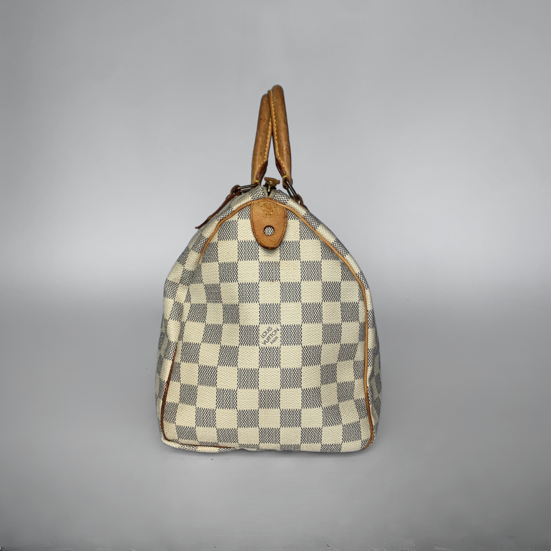 Louis vuitton speedy 30 damier azur deals