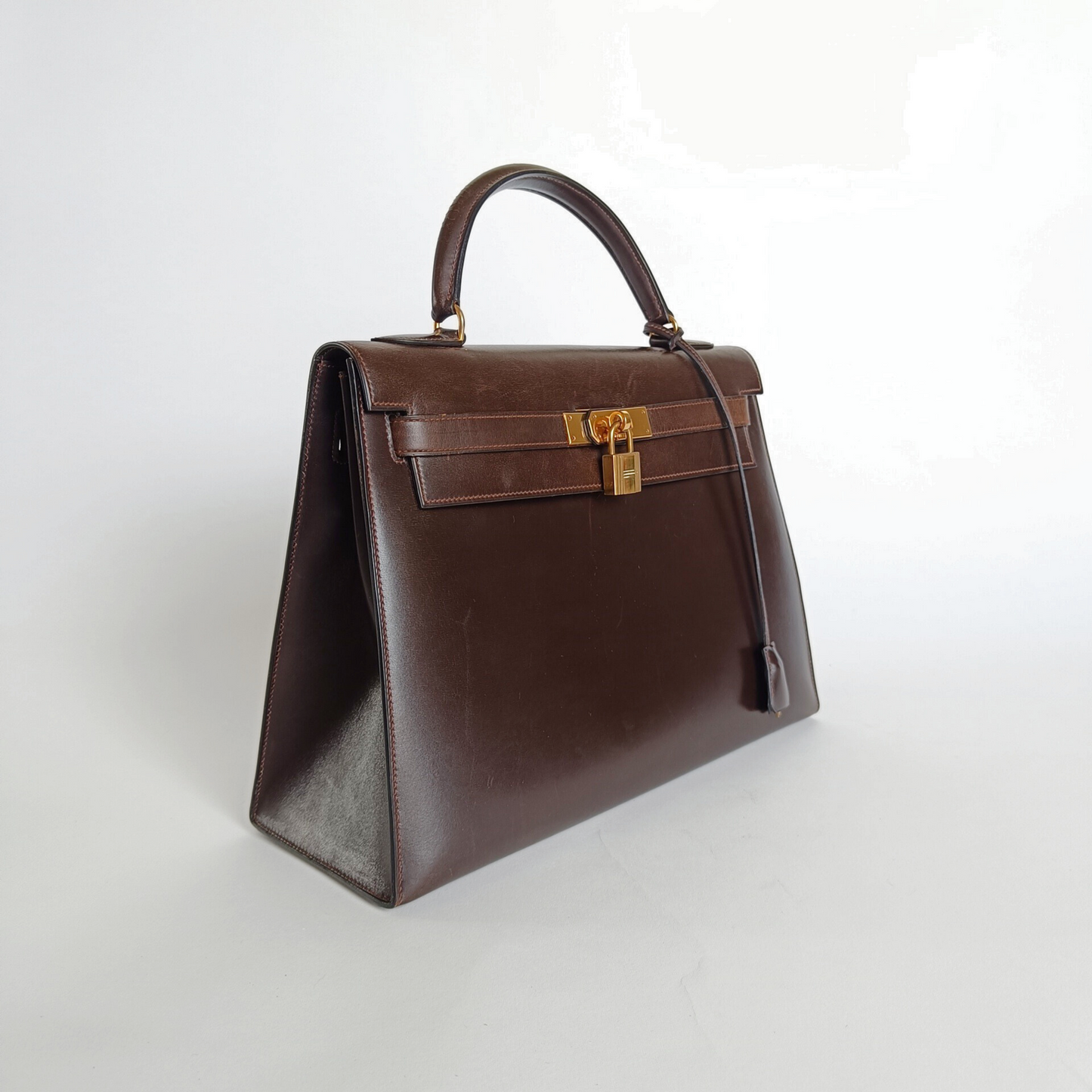Hermès Hermès Kelly 32 æske kalveskind - Håndtasker - Etoile Luxury Vintage