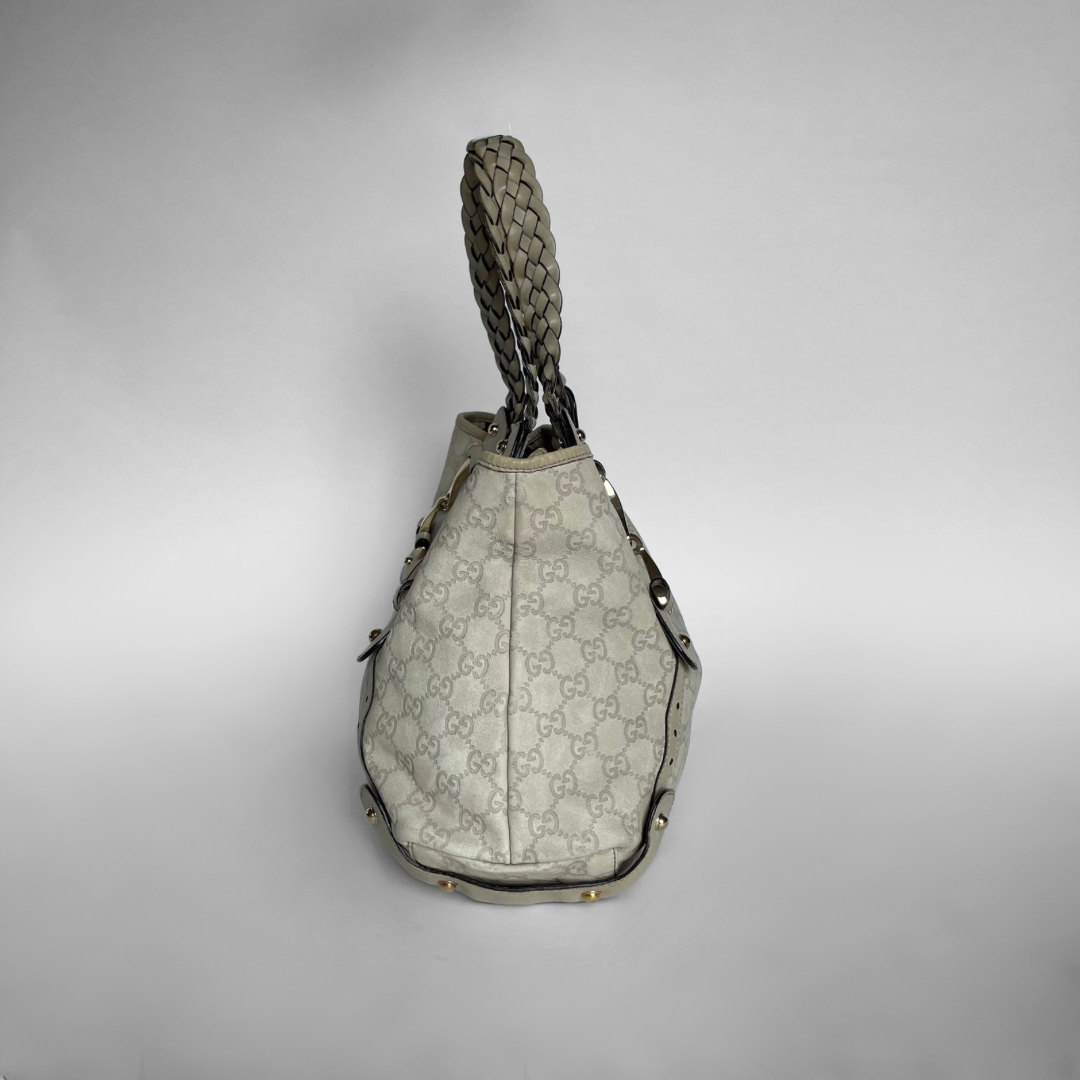 Gucci Gucci Shopper 2 Way Su&egrave;de Leather - Shoulder bag - Etoile Luxury Vintage