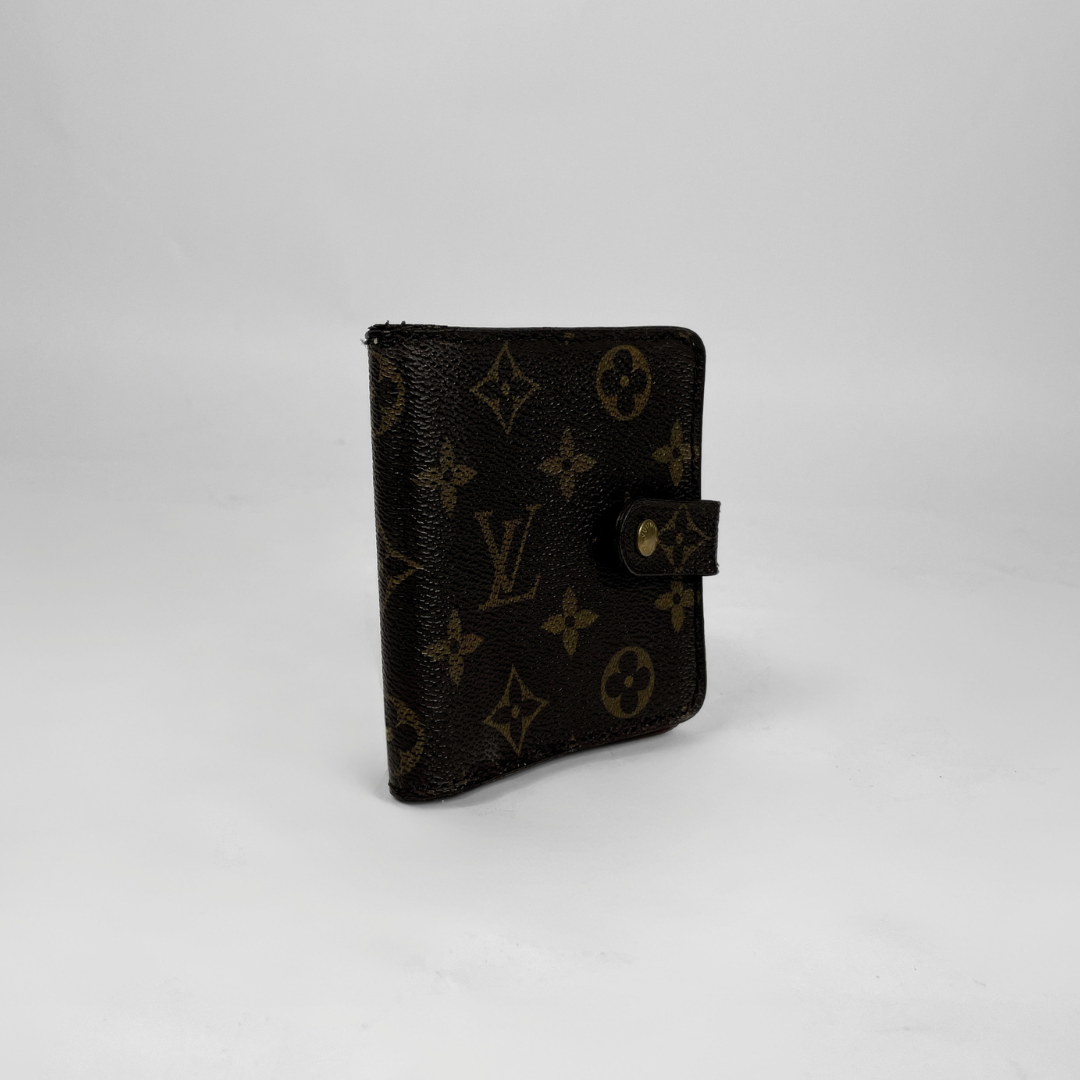 Louis Vuitton Compact Zippy Wallet Monogram Canvas