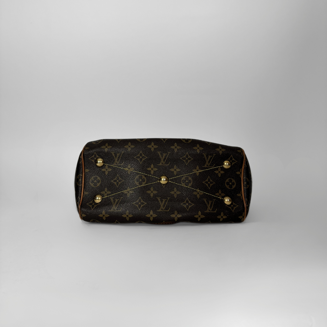Louis Vuitton Tivoli PM Monogram on a white background