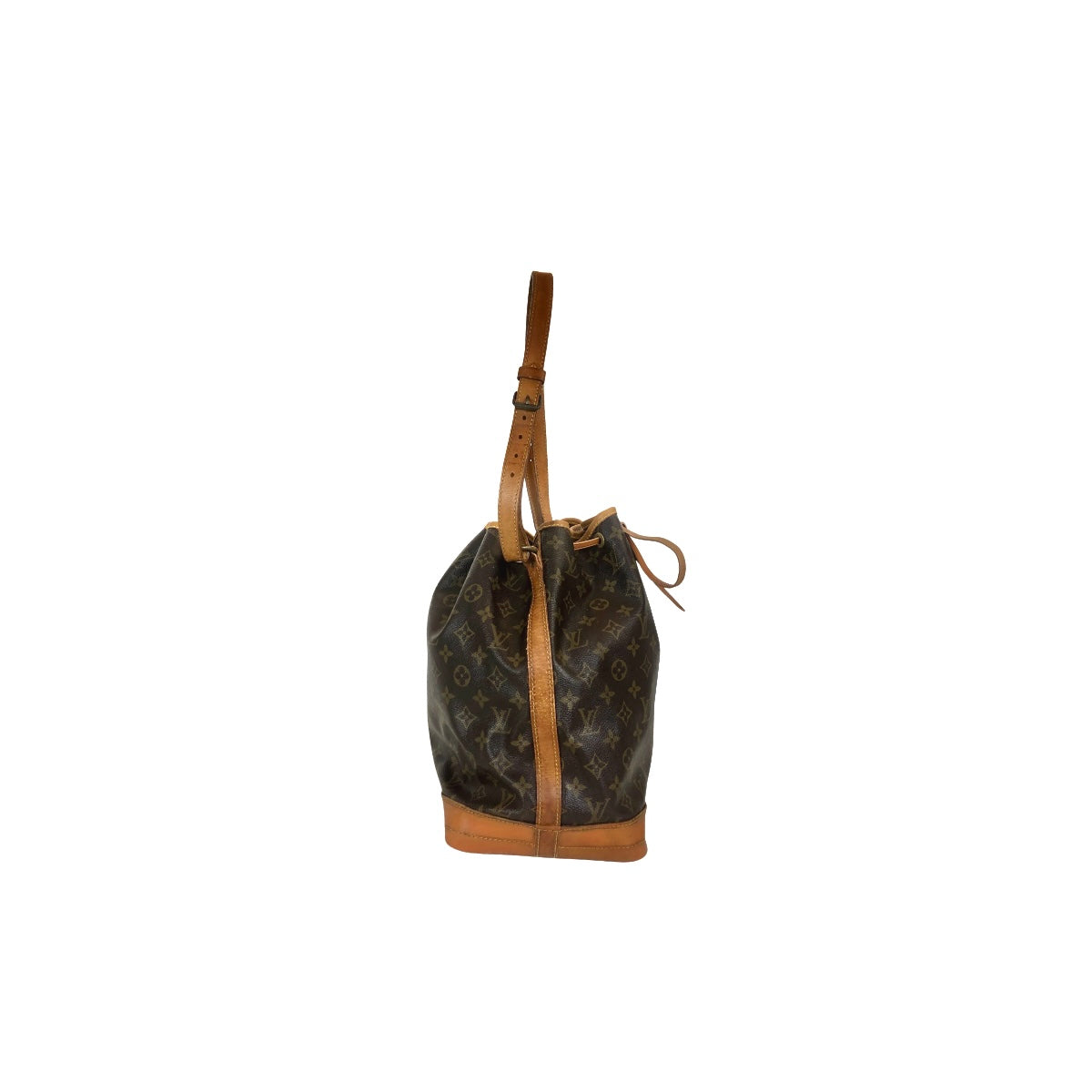 Louis Vuitton Noe GM Shoulder Bag Bucket Tote Monogram Leather Brown