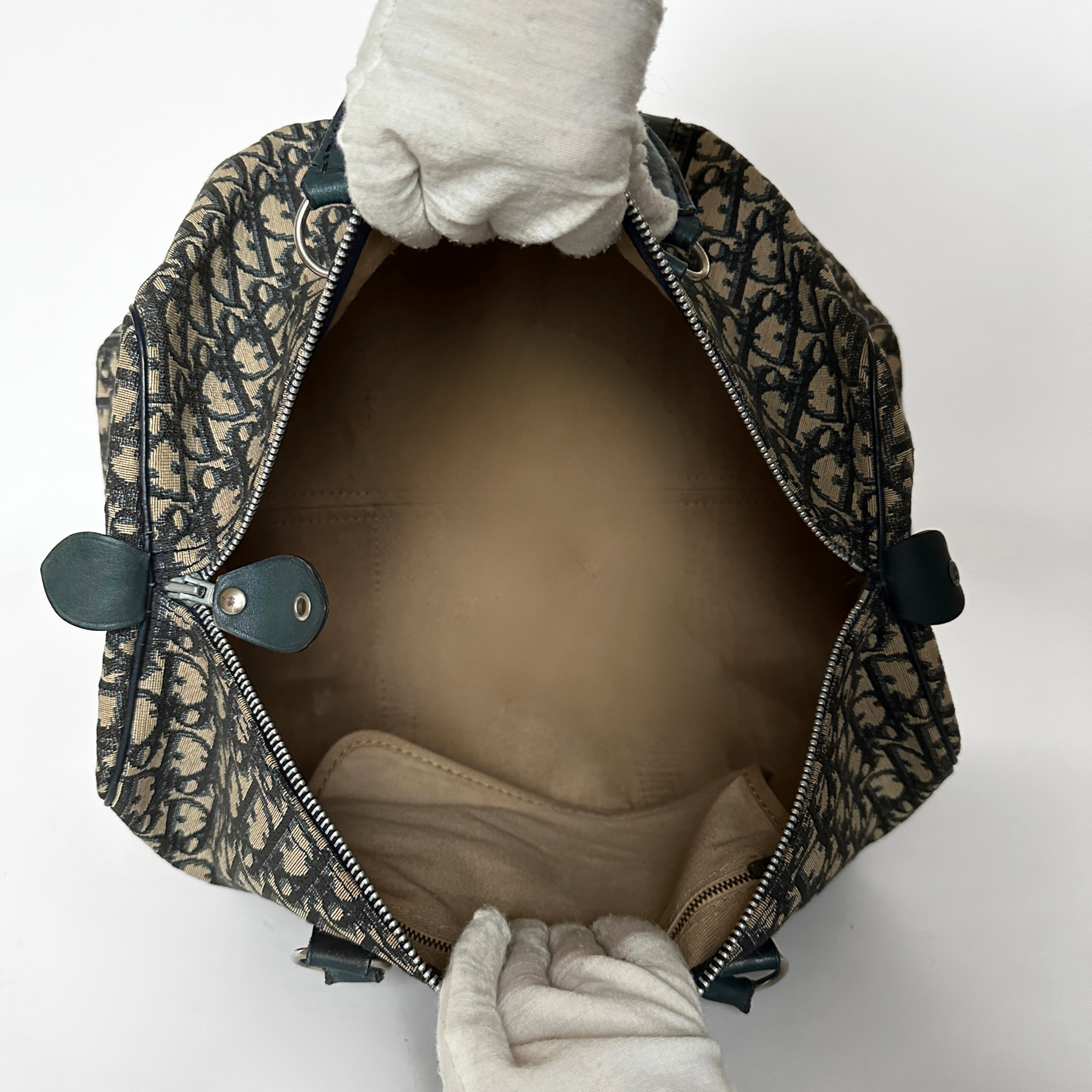 Dior Dior Bowlingtaske Oblique Canvas - Håndtasker - Etoile Luxury Vintage