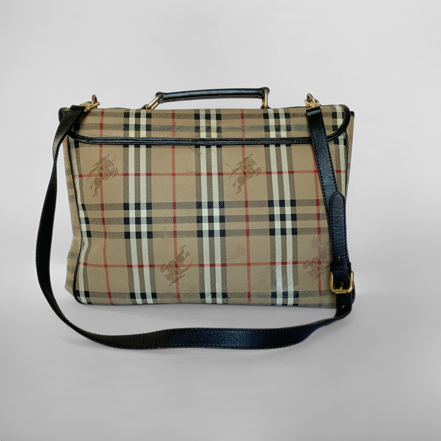 Burberry Tote-taske med monogram-lærred