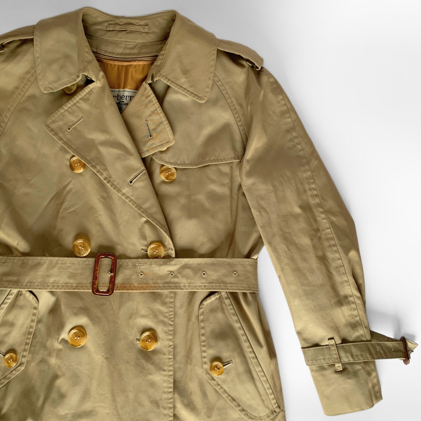 Burberry Burberry Trench Coat Cotton - Coats - Etoile Luxury Vintage