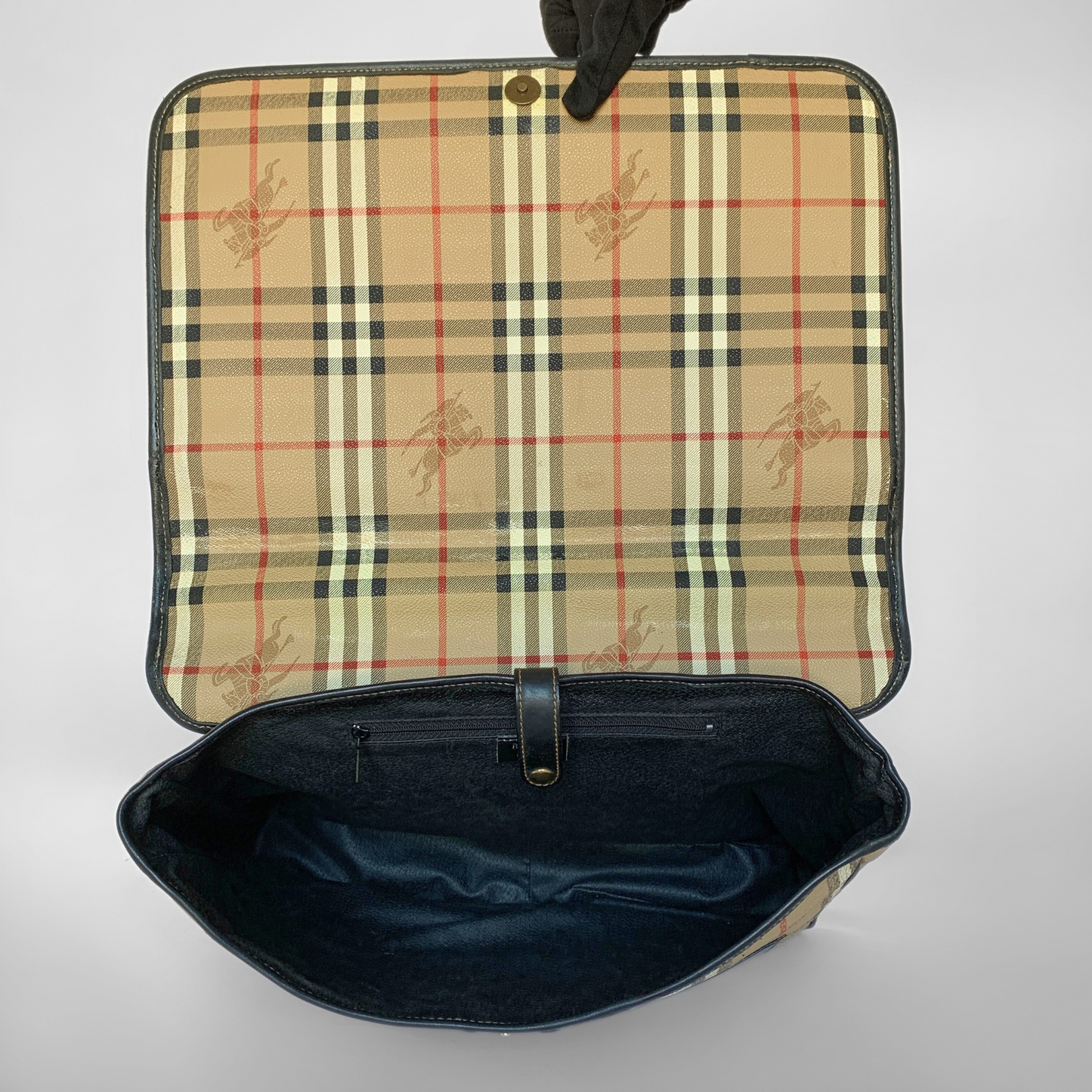 Burberry Tote-taske med monogram-lærred