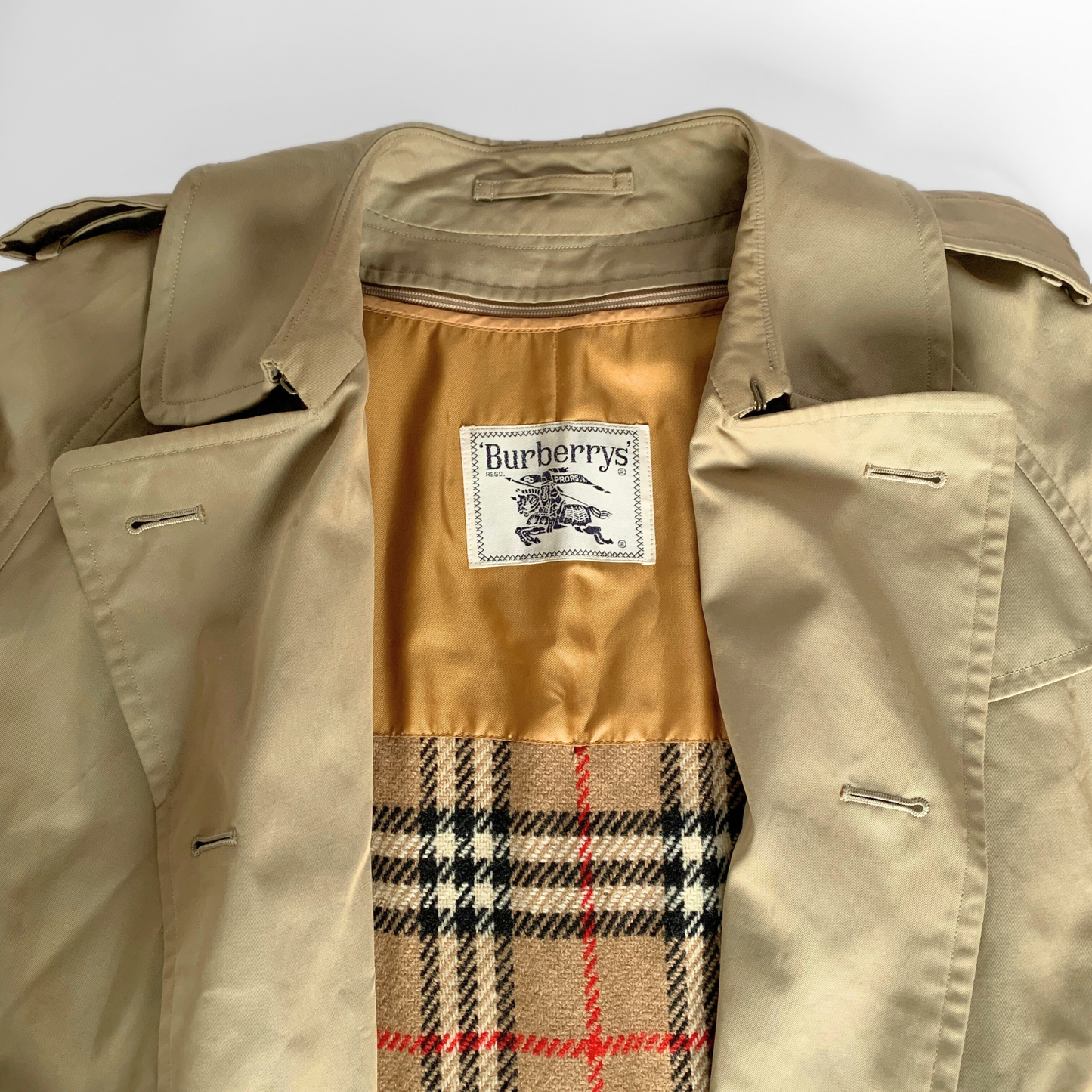 Burberry Burberry Trench Coat Cotton - Coats - Etoile Luxury Vintage