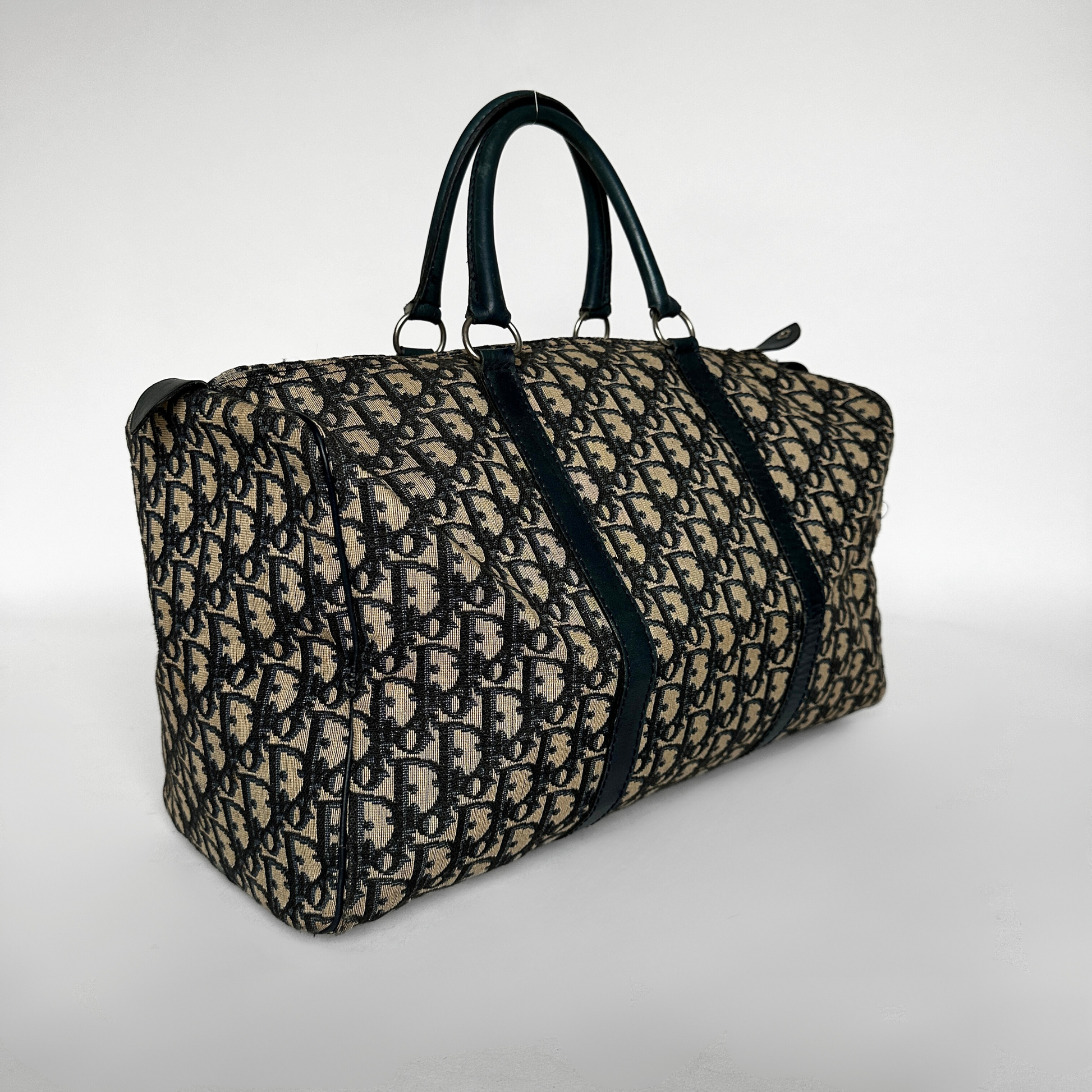 Dior Dior Bowlingtaske Oblique Canvas - Håndtasker - Etoile Luxury Vintage