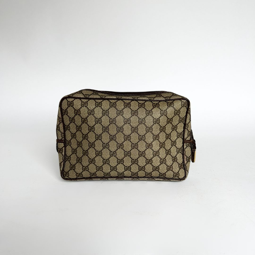 Gucci Gucci Pouch Toiletry Monogram Canvas - Toiletry bags - Etoile Luxury Vintage