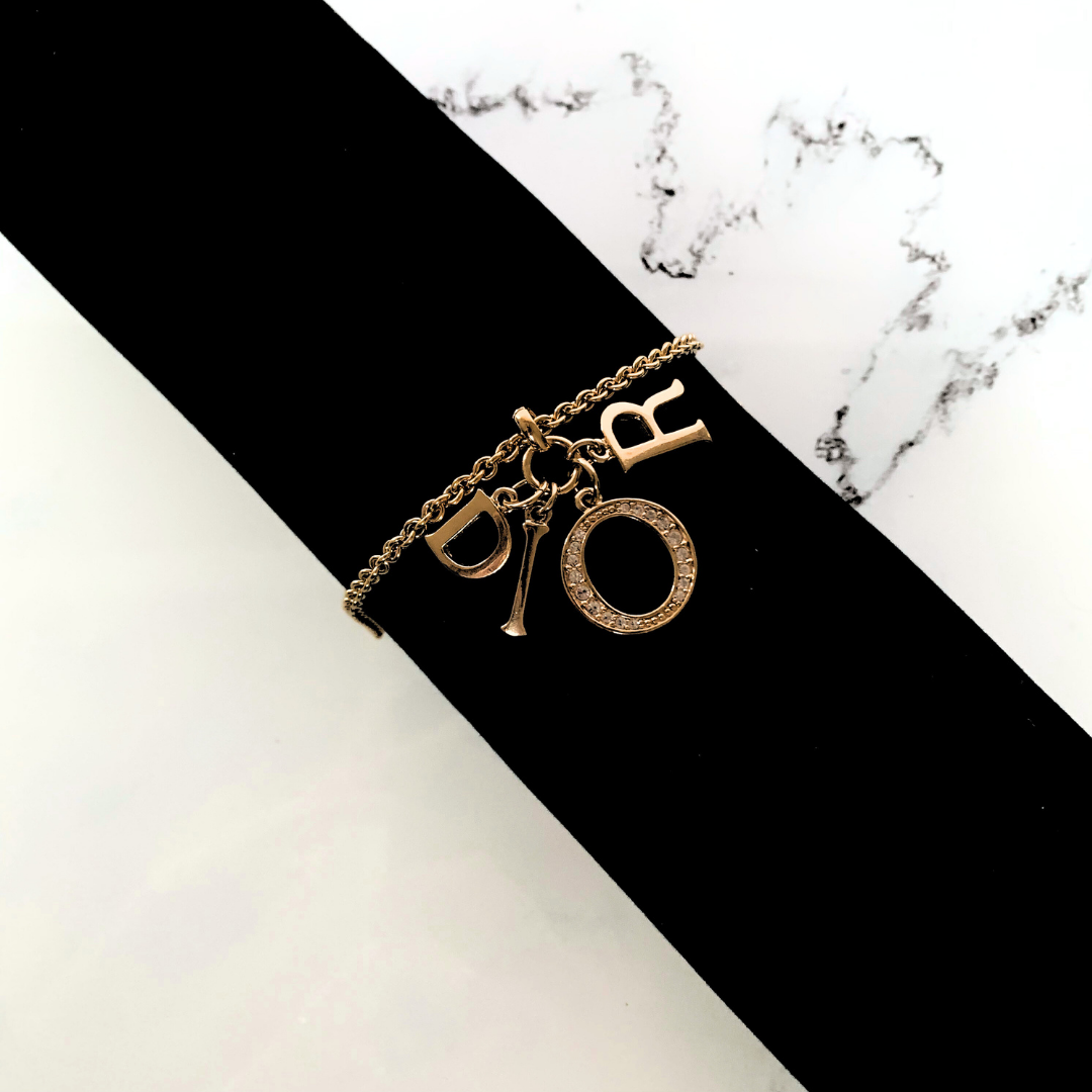 Dior Dior Collar Metal Dorado - Collares - Etoile Luxury Vintage