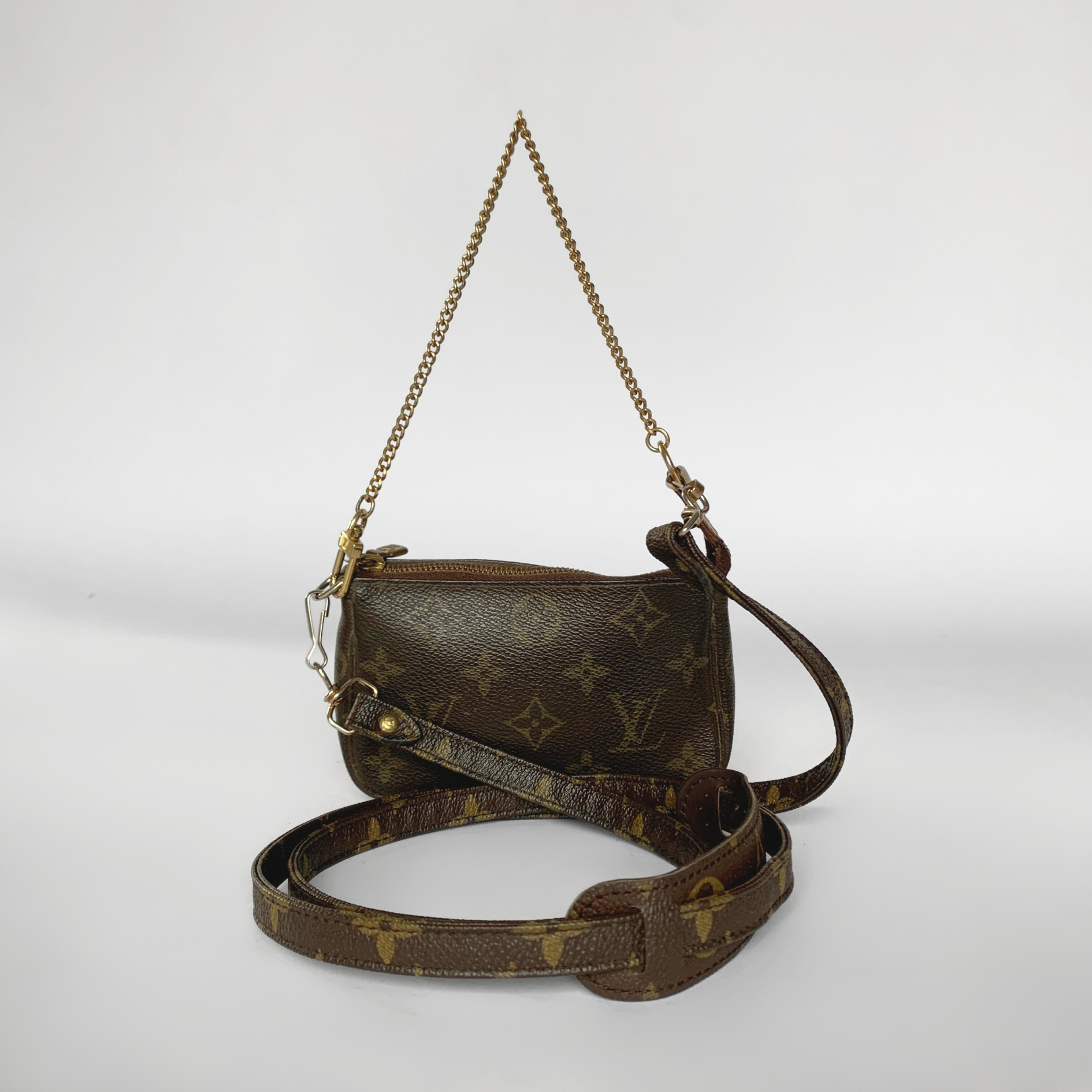 Louis Vuitton Mini Pochette Strap Monogram Canvas l Etoile de Saint Honore