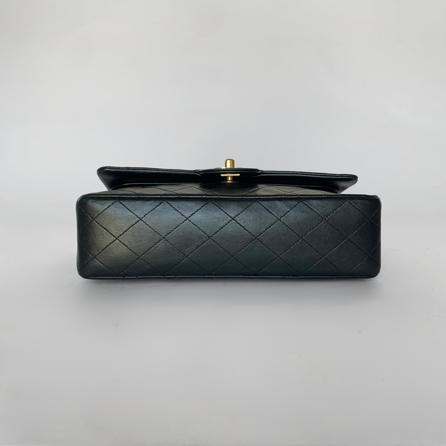 Chanel Chanel Doble clasica Flap Bag Mediano Piel Cordero - Bolso de hombro - Etoile Luxury Vintage