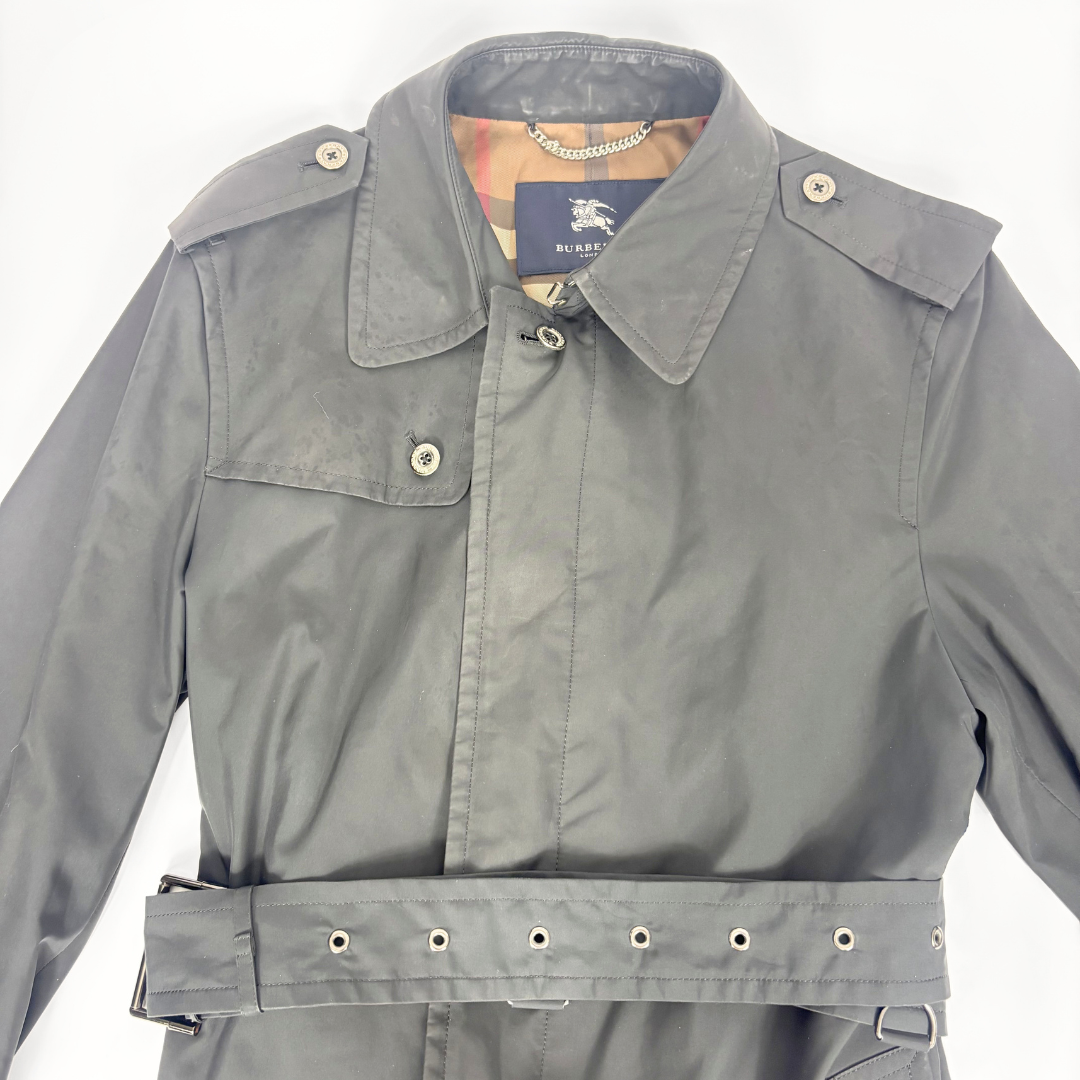 Burberry Schwarzer Trenchcoat