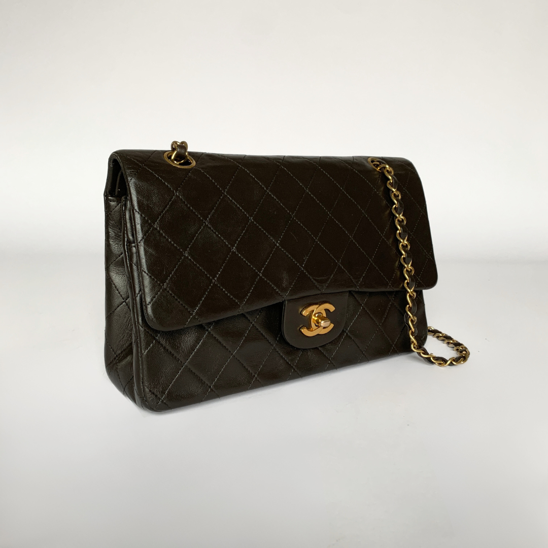 Chanel Chanel Classic Double Flap Bag Medium Lambskin Leather - Handbags - Etoile Luxury Vintage