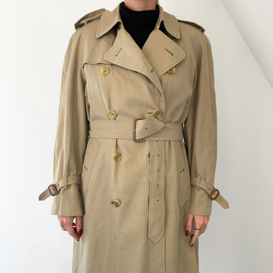 Burberry Burberry Trench Coat Cotton - Coats - Etoile Luxury Vintage