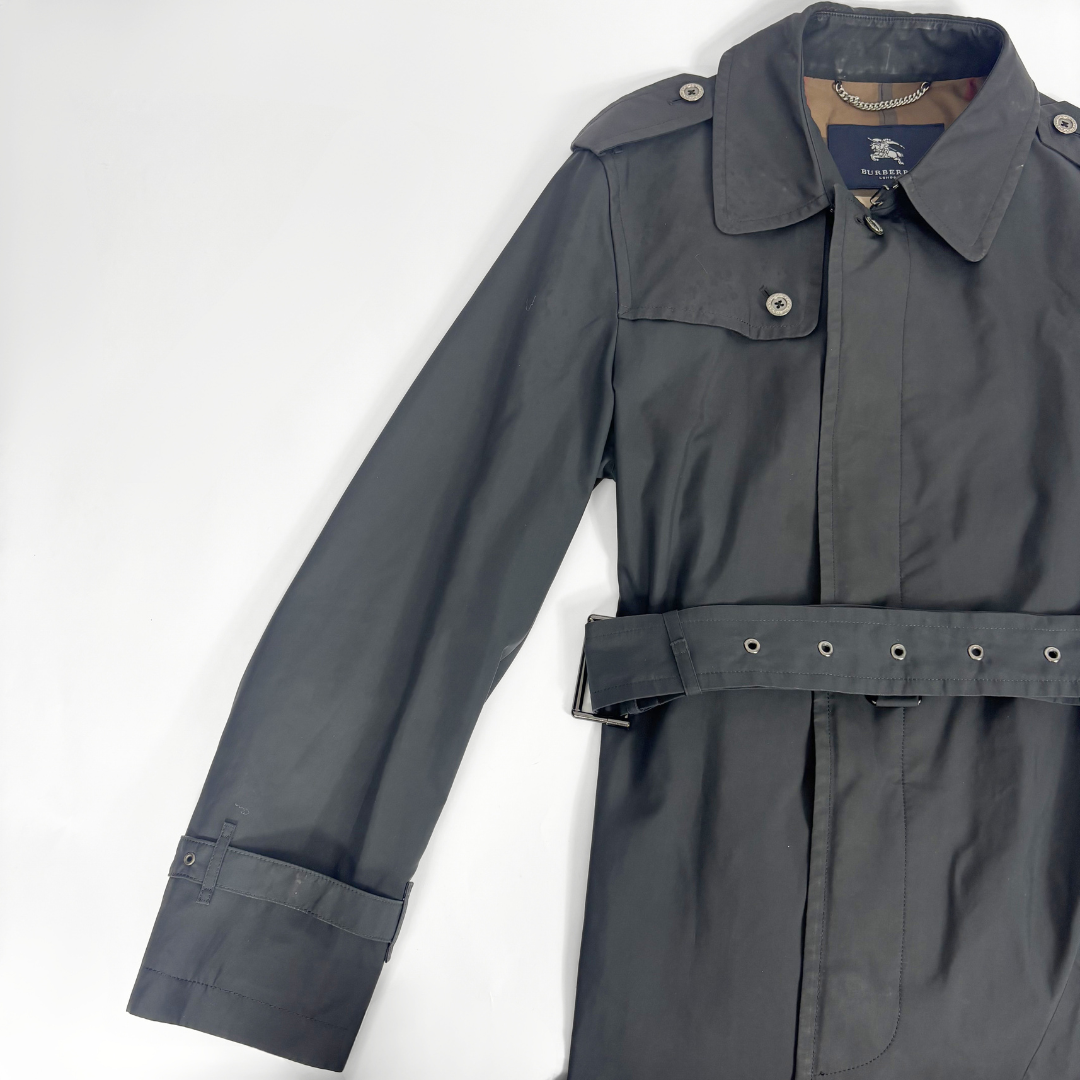Burberry Schwarzer Trenchcoat