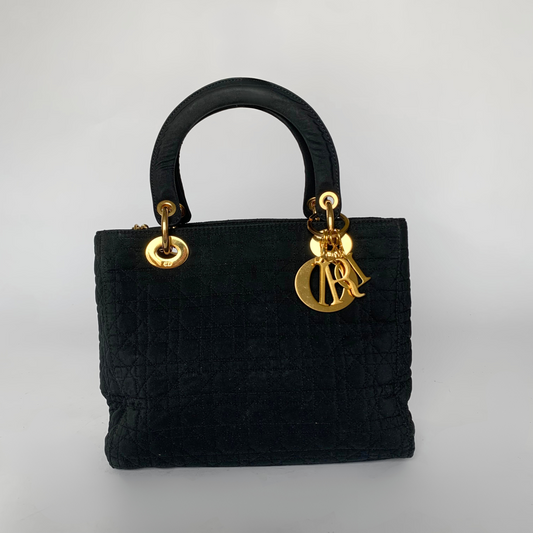 Dior Dior Damen Dior Cannage Mikrofaser - Handtaschen - Etoile Luxury Vintage